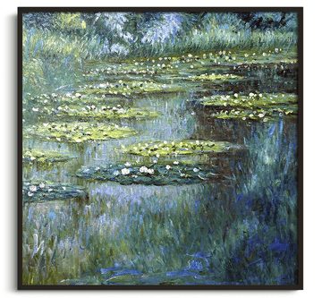 Inspiration Nymphéas I Monet - peinture à l'huile